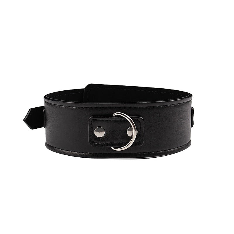 Behave Midnight Fully Adjustable Bondage Collar by Chisa - Collars and Leads