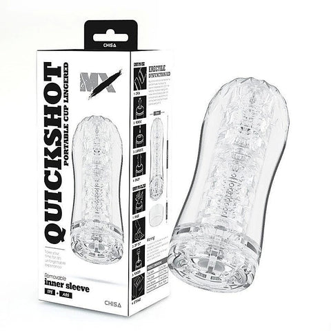 MX Quickshot Portable Cup Automatic Male Stroker by Chisa - Masturbators and Strokers
