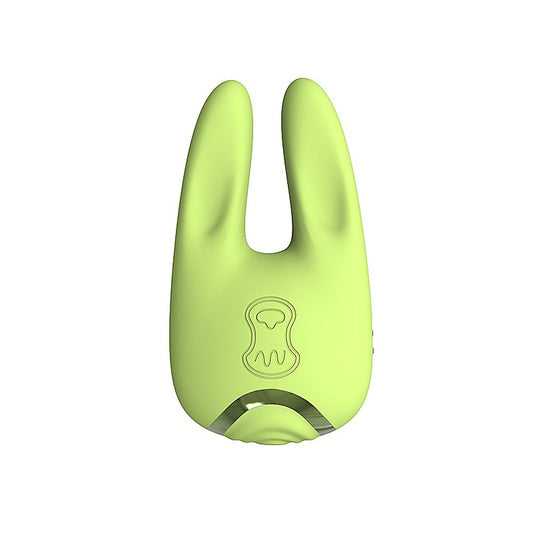 Kissen Satyr Waterproof Silicone Clitoral Vibrator Lime - Clit Ticklers and Pulsators