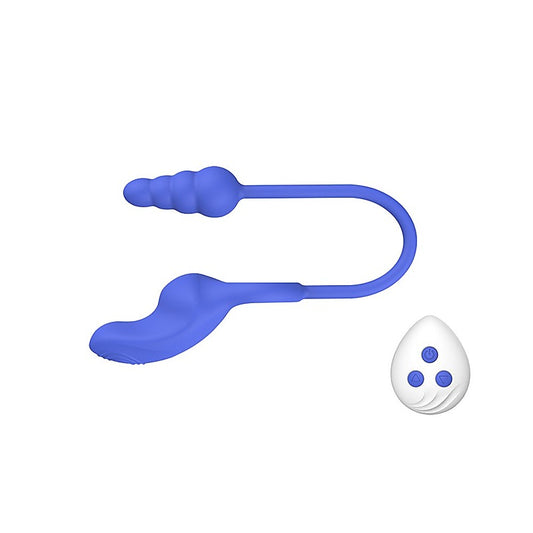 Kissen Dally Double Motor Clitoral Massager Blue - Clit Ticklers and Pulsators