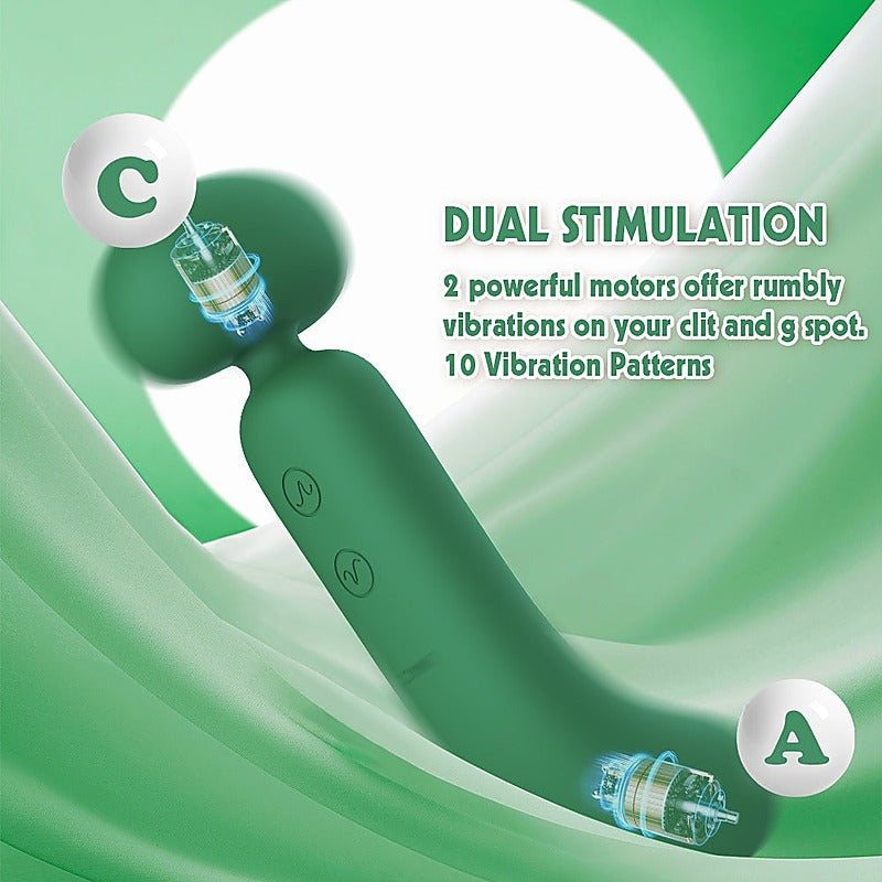 Lust Ripple Buster S 10 Function Vibrating Body Wand - Body Wands