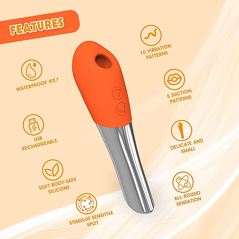 Lust Ripple Wallow Multi Function Clitoral Massager by Chisa - Clit Ticklers and Pulsators