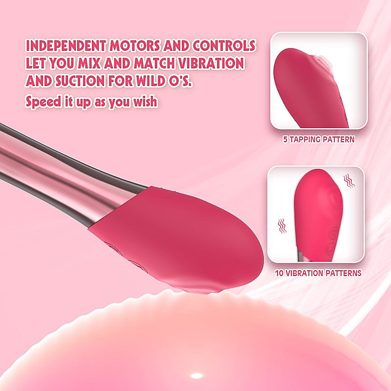 Lust Ripple Ardor Clitoral Massager by Chisa - Clit Ticklers and Pulsators