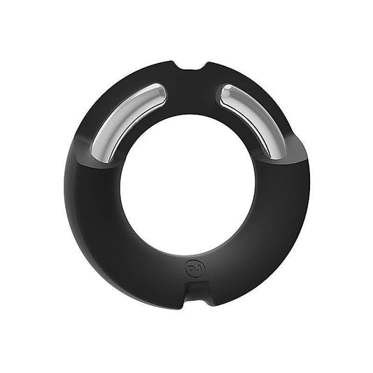 Doc Johnson Kink Silicone Covered Metal Cock Ring 45mm - Steel Cock Rings
