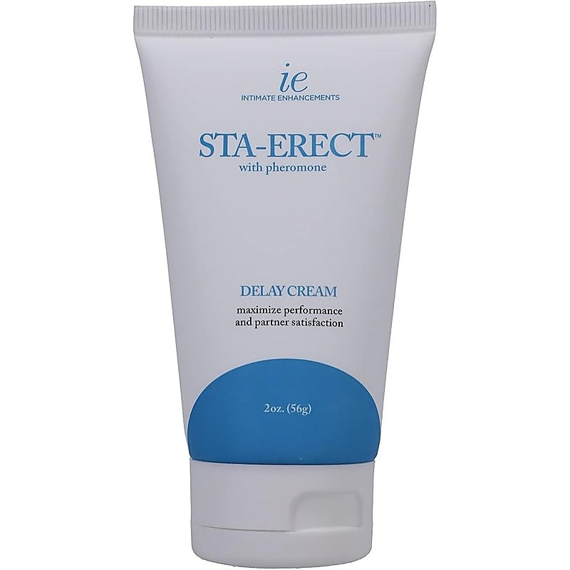 Sta Erect With Pheromone Sex Delay Cream by Doc Johnson - Delay and Excite Sprays