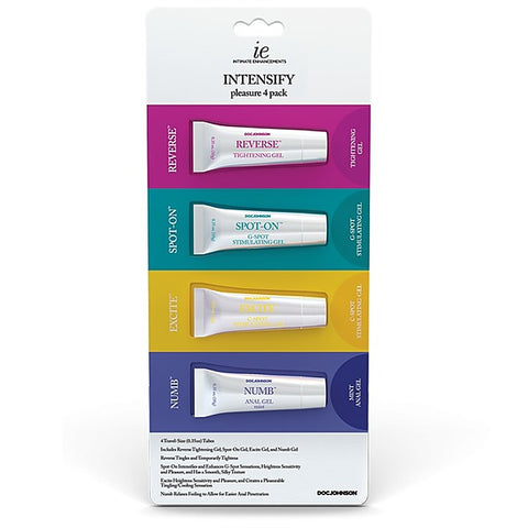 Premium INTENSIFY Pleasure Gel by Doc Johnson - Delay and Excite Sprays