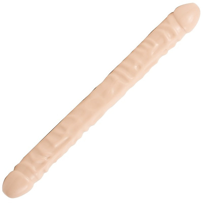 Doc Johnson 18 Inches Veined Double Header Realistic Dong - Double Ender