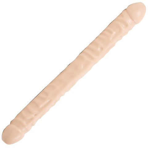 Doc Johnson 18 Inches Veined Double Header Realistic Dong - Double Ender
