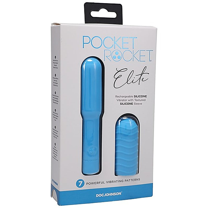 Pocket Rocket Elite Rechargeable 7 Function Bullet - Bullet Vibrators
