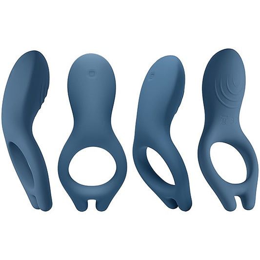 IVibe IRing 10 Function Vibrating Mens Cock Ring Marine Blue - Vibrating Cock Rings