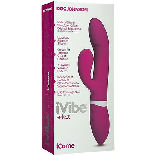 iVibe ICome 7 Functions Rechargeable Rabbit by Doc Johnson - Rabbit Vibrators