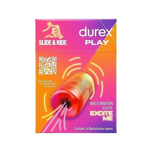 Durex Play Slide & Ride Textured Male Masturbation Sleeve - Masturbators and Strokers