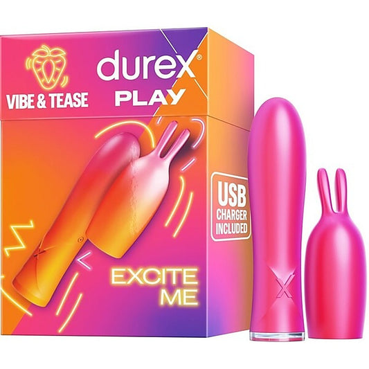 Durex Play Vibe & Tease 2 In 1 G Spot Vibrator & Teaser Tip - G-Spot Vibrators