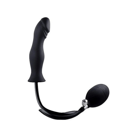 Strafe Inflatable Silicone Penis Shape Butt Plug - Butt Plugs