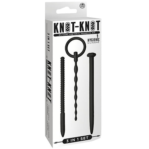 Knot Knot Nail Silicone Urethral Sounding Kit - Urethral Sounds