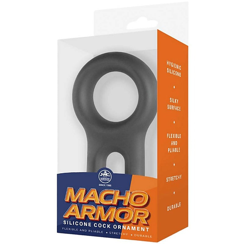 Macho Armor Flexible and Pliable Silicone Cock and Ball - Ball and Cock Toys