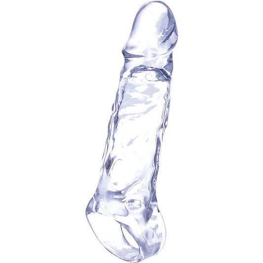 Ice Crystals Collection Penis Length Enhancer 5 Inch Clear - Penis Sleeves and Extenders