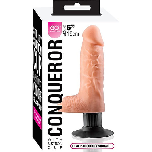 Excellent Power Conqueror Realistic Dildo 6 Inch Flesh - Realistic Dildos