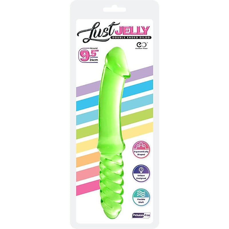Lust Jelly Double Ended Flexible Shaft Realistic Dildo - Realistic Dildos