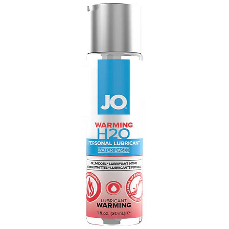 System JO H20 Water Based Warming Lubricant 30ml - Water Based Lubes