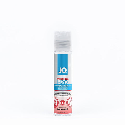 System JO H20 Water Based Warming Lubricant 30ml - Water Based Lubes