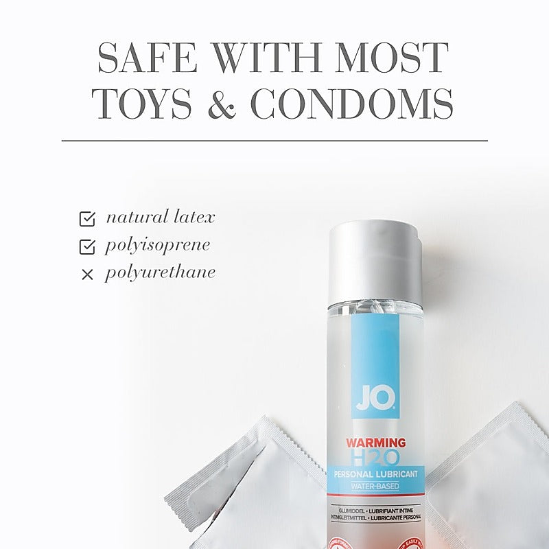 System JO H20 Water Based Warming Lubricant 30ml - Water Based Lubes