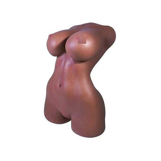 Gripping & Thrusting Silicone Life Like Torso Male Masturbator 9 Inches - Realistic Butts And Vaginas