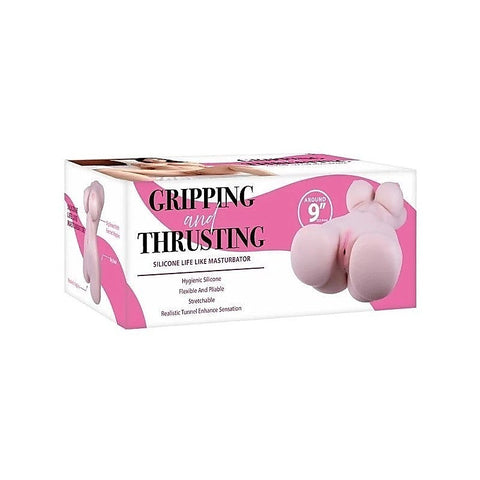 Gripping & Thrusting Silicone Life Like Torso Male - Realistic Butts And Vaginas