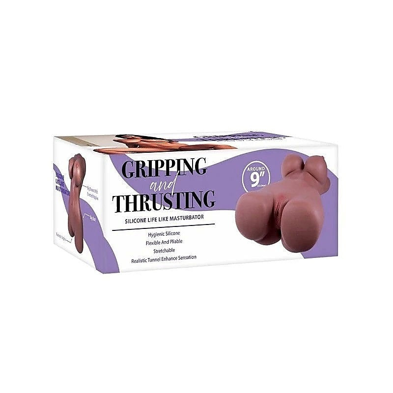 Gripping & Thrusting Silicone Life Like Torso Male - Realistic Butts And Vaginas
