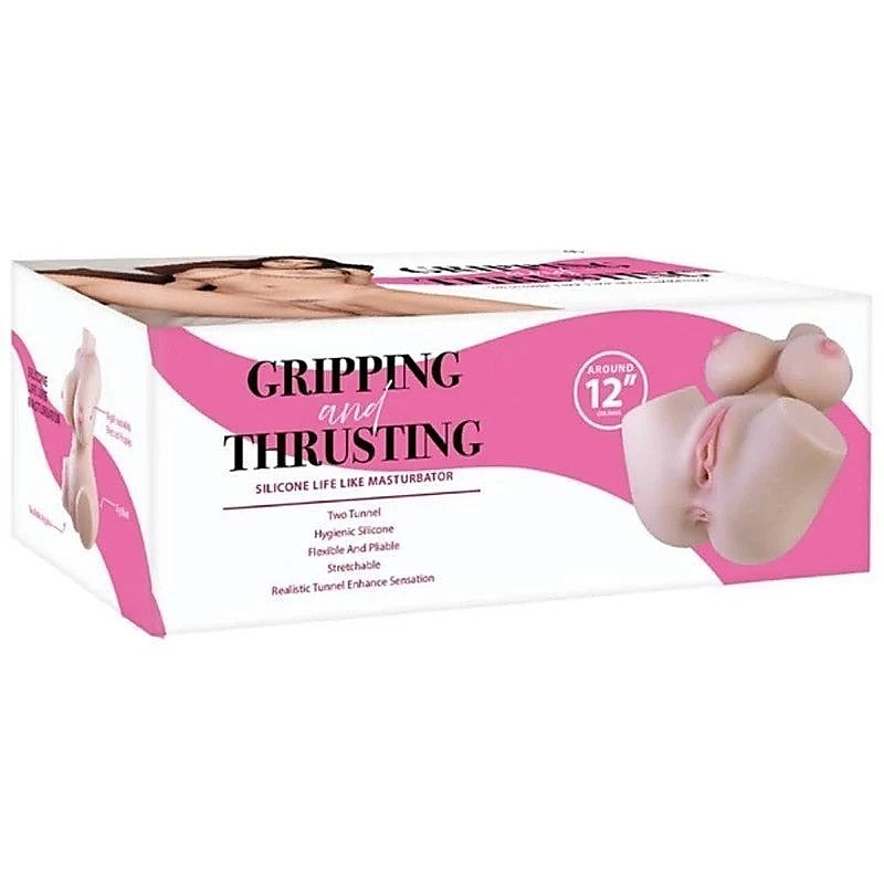 Gripping & Thrusting Life Like Silicone Torso Mens - Realistic Butts And Vaginas