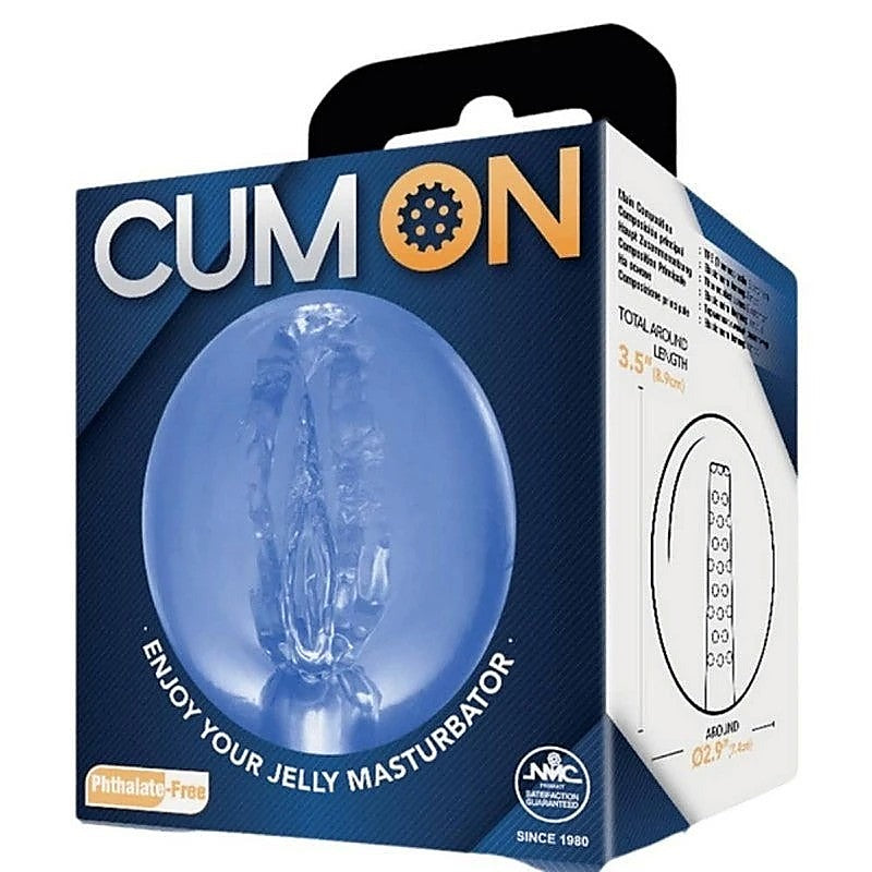 Cum On Stretchable Pocket Jelly Male Masturbator - Masturbators and Strokers