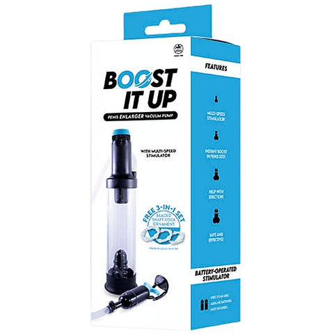 Boost It Up Multi Speed Men's Penis Enlarger Vacuum Pump - Penis Pumps And Stretchers