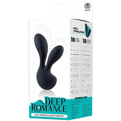 Deep Romance Dual Motors G Spot Silicone Vibrator - G-Spot Vibrators