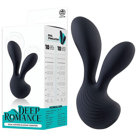 Deep Romance Dual Motors G Spot Silicone Vibrator - G-Spot Vibrators