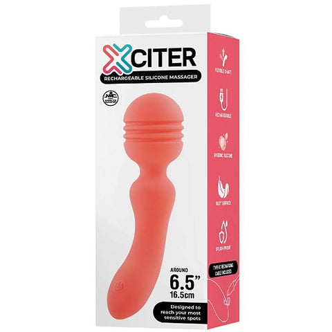 Excellent Power Exciter Rechargeable Silicone Body Wand - Body Wands