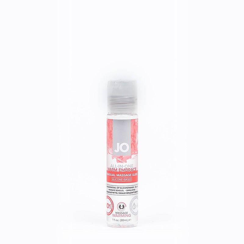 All In One Massage Glide Warming Oil by System JO - Silicone Based Lubes