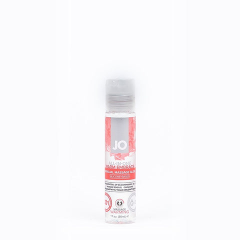 All In One Massage Glide Warming Oil by System JO - Silicone Based Lubes