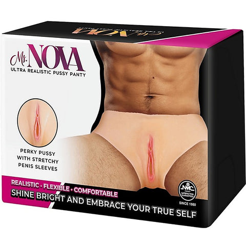 Ms. Nova Ultra Realistic Flexible & Comfortable Pussy Panty - Pussy And Clit Toys