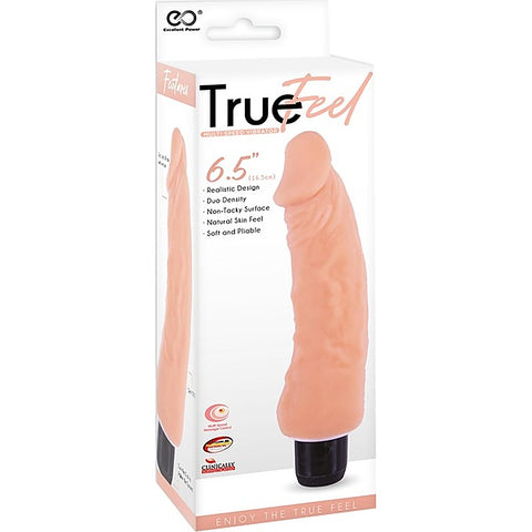 True Feel Trojan Realistic Design Vibrating Dildo - Vibrating Dildos