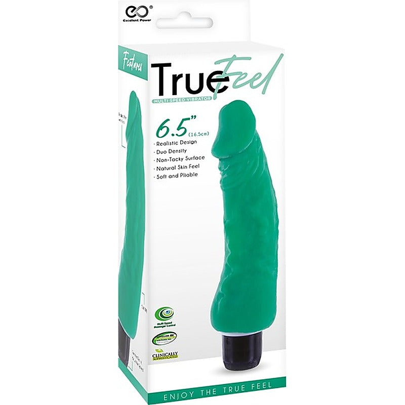 True Feel Trojan Realistic Design Vibrating Dildo - Vibrating Dildos