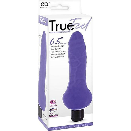 True Feel Ballsy Realistic Design Vibrating Dildo - Vibrating Dildos