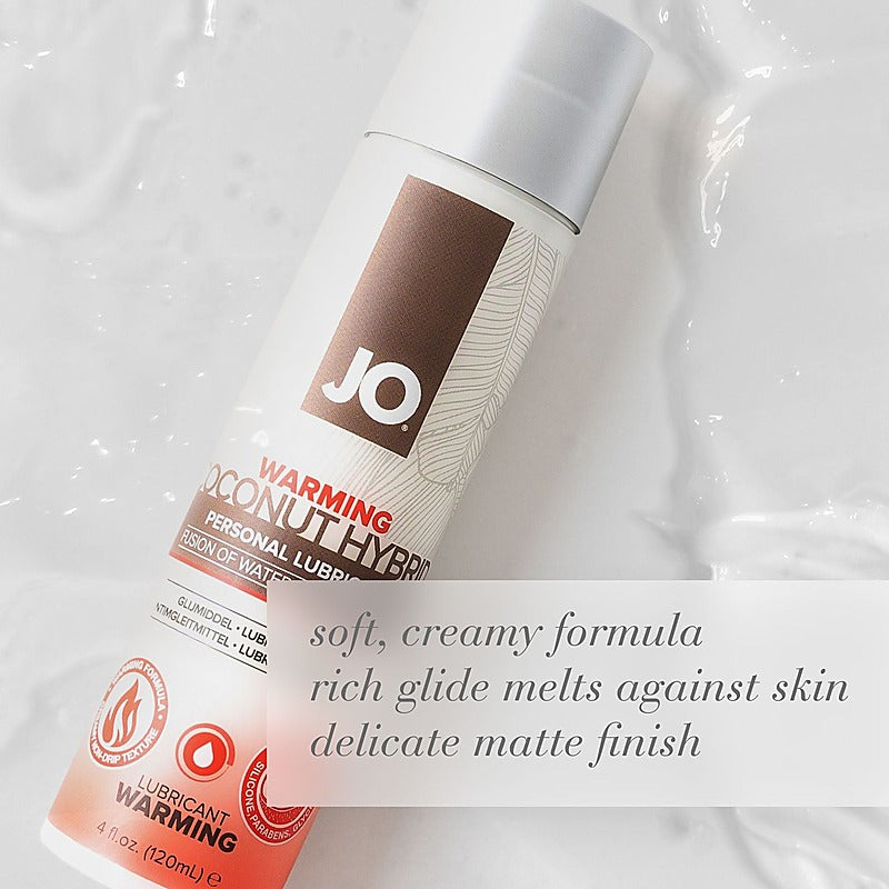 System JO Silicone Free Hybrid Warming Lubricant With Coconut 30ml - Massage Oils and Lubricants