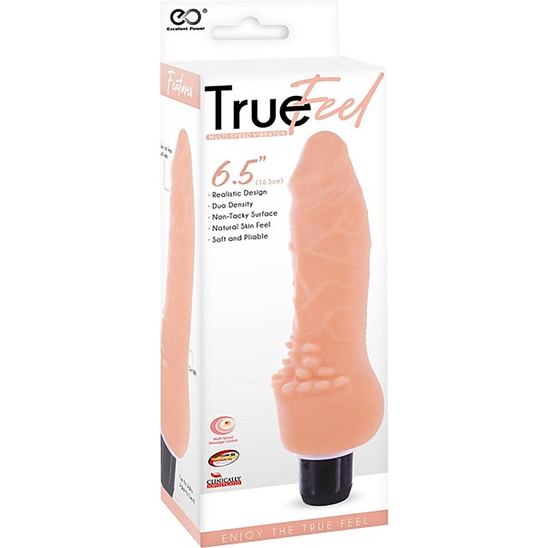 True Feel Viking Dual Density Realistic Vibrating Dildo - Vibrating Dildos