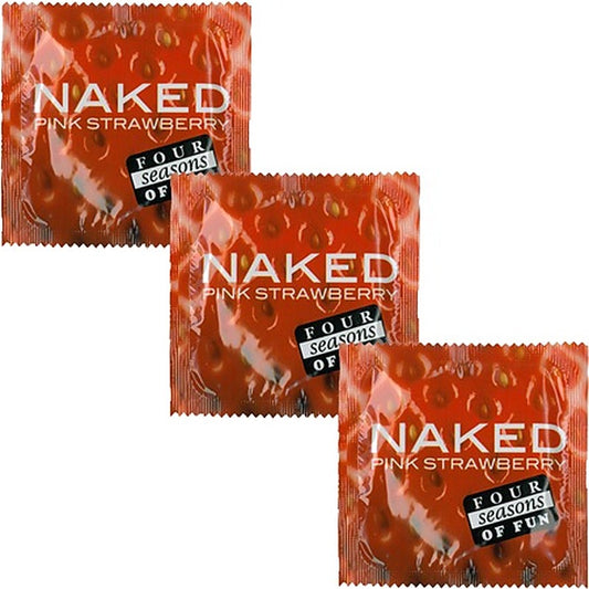 Four Seasons Naked Extra Strength Flavour Condoms 144 Pack - Condoms