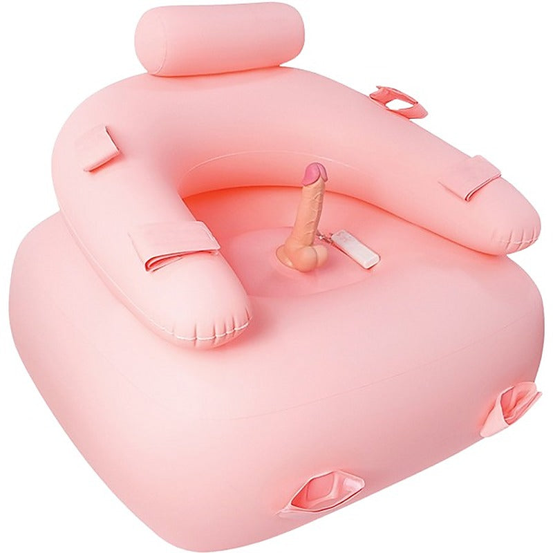 Get Down On It Inflatable Vibrating Dildo by Hott Products - Inflatable Dildos and Vibrators