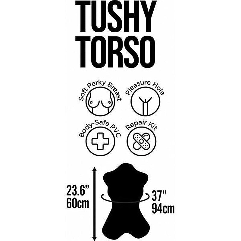Tushy Inflatable Torso Doll by Hott Products - Love Dolls