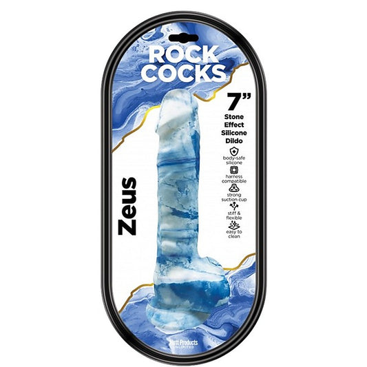 Rock Cocks Zeus Bendable Realistic Textured Dildo 7 Inch - Realistic Dildos