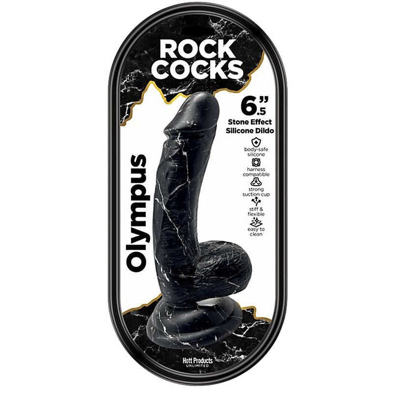 Rock Cocks Olympus Suction Cup Textured Dildo - Realistic Dildos