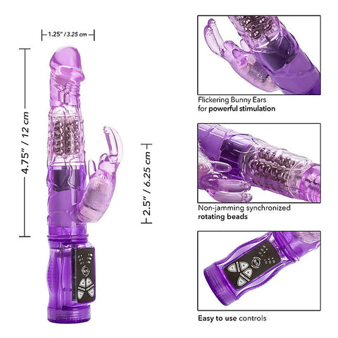 Petite Jack Rabbit Vibrator with Rotating Beads - Rabbit Vibrators