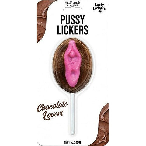 Hott Products Lusty Lickers Pussy Pop Chocolate Flavour Candy - Party Gifts and Novelties